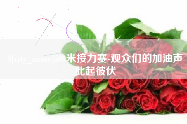呼和浩特500米接力赛-观众们的加油声此起彼伏