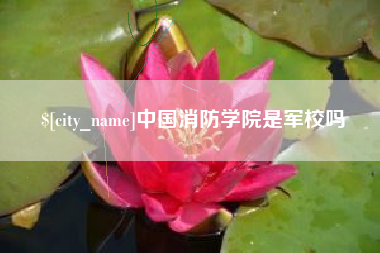 呼和浩特中国消防学院是军校吗