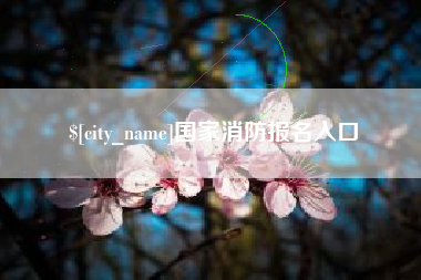 呼和浩特国家消防报名入口
