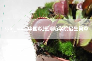 呼和浩特中国救援消防学院招生简章