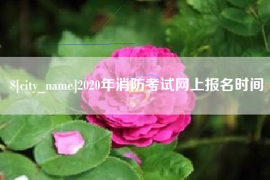 呼和浩特2020年消防考试网上报名时间