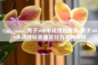 呼和浩特男子5000米成绩对照表-男子5000米成绩标准通常分为不同等级