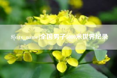 呼和浩特全国男子5000米世界纪录