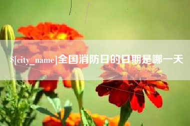 呼和浩特全国消防日的日期是哪一天