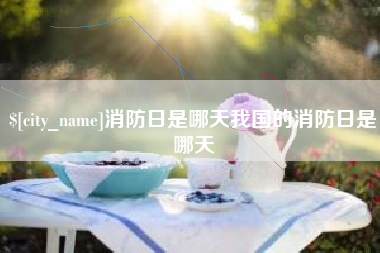 呼和浩特消防日是哪天我国的消防日是哪天