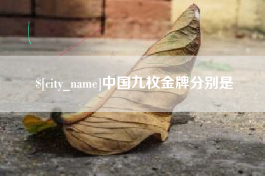 呼和浩特中国九枚金牌分别是