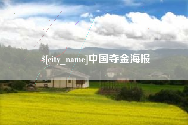 呼和浩特中国夺金海报