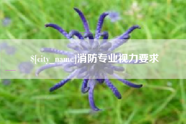 呼和浩特消防专业视力要求