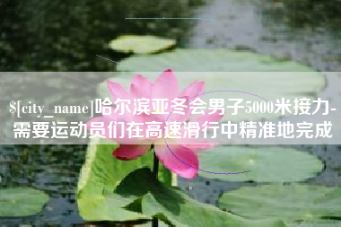 呼和浩特哈尔滨亚冬会男子5000米接力-需要运动员们在高速滑行中精准地完成