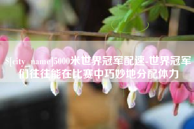 呼和浩特5000米世界冠军配速-世界冠军们往往能在比赛中巧妙地分配体力