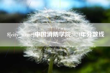 呼和浩特中国消防学院2024年分数线