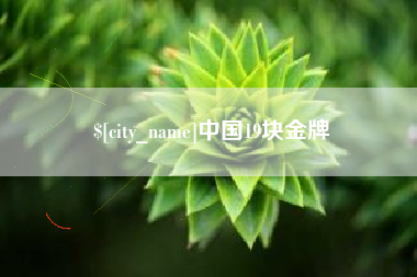 呼和浩特中国19块金牌