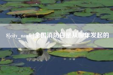 呼和浩特全国消防日是从哪年发起的
