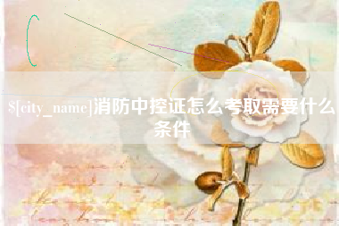 呼和浩特消防中控证怎么考取需要什么条件