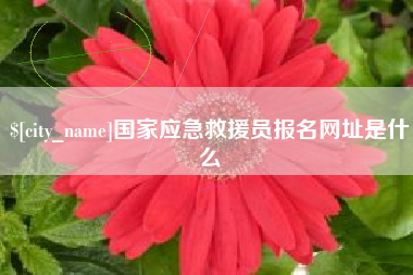呼和浩特国家应急救援员报名网址是什么