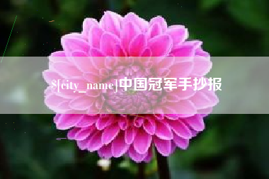 呼和浩特中国冠军手抄报