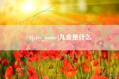 呼和浩特九金是什么