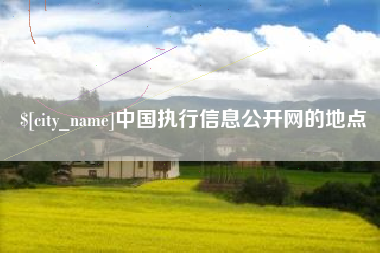 呼和浩特中国执行信息公开网的地点