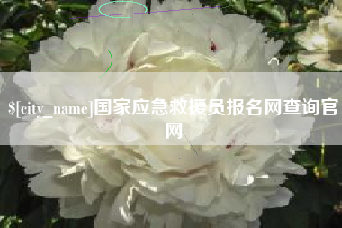呼和浩特国家应急救援员报名网查询官网
