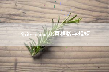 呼和浩特九宫格数字规矩