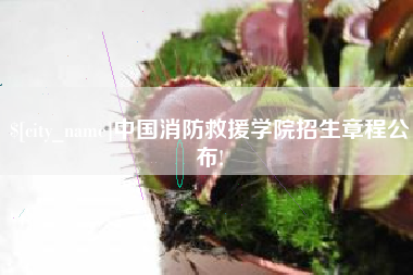 呼和浩特中国消防救援学院招生章程公布!